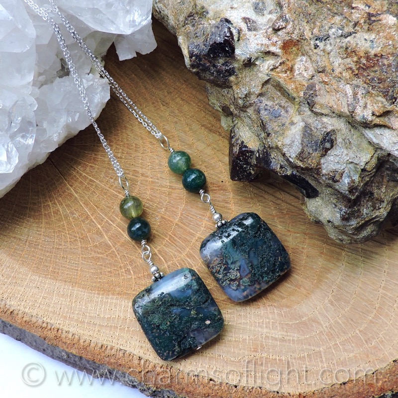 Moss Agate Necklace